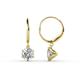 1 - Calla Diamond (5mm) Solitaire Dangling Earrings 