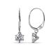 1 - Calla Forever Brilliant Moissanite (5mm) Solitaire Dangling Earrings 