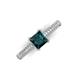 3 - Serina Classic Princess Cut London Blue Topaz and Round Lab Grown Diamond 3 Row Micro Pave Shank Engagement Ring 