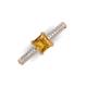 3 - Serina Classic Princess Cut Citrine and Round Lab Grown Diamond 3 Row Micro Pave Shank Engagement Ring 