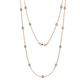 1 - Lien (13 Stn/3.4mm) Diamond on Cable Necklace 