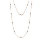 1 - Asta (11 Stn/2.7mm) Diamond on Cable Necklace 