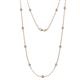 1 - Asta (11 Stn/3.4mm) Diamond on Cable Necklace 