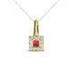 1 - Angela Ruby and Diamond Pendant 