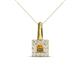1 - Angela Citrine and Diamond Pendant 