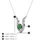 3 - Lauren 5.00 mm Round Lab Created Alexandrite and Diamond Accent Pendant Necklace 