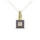 1 - Angela Blue Sapphire and Diamond Pendant 