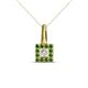 1 - Angela Green Garnet and Diamond Pendant 