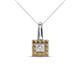 1 - Angela Citrine and Diamond Pendant 