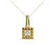 1 - Angela Citrine and Diamond Pendant 