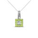 1 - Angela Peridot and Diamond Pendant 