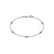1 - Aizza (5 Stn/2.7mm) Citrine Station Bracelet 
