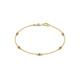 1 - Aizza (5 Stn/2.7mm) Citrine Station Bracelet 