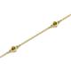 2 - Aizza (5 Stn/2.7mm) Citrine Station Bracelet 