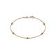 1 - Aizza (5 Stn/2.7mm) Citrine Station Bracelet 