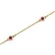 2 - Aizza (5 Stn/2.7mm) Rhodolite Garnet Station Bracelet 
