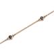 2 - Aizza (5 Stn/2.7mm) Black Diamond Station Bracelet 