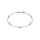 1 - Aizza (5 Stn/2.7mm) Yellow Sapphire Station Bracelet 