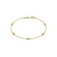 1 - Aizza (5 Stn/2.7mm) Yellow Sapphire Station Bracelet 