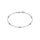 1 - Aizza (5 Stn/2.7mm) Yellow Diamond Station Bracelet 