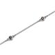 2 - Aizza (5 Stn/2.7mm) Smoky Quartz Station Bracelet 