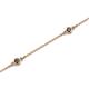 2 - Aizza (5 Stn/2.7mm) Smoky Quartz Station Bracelet 
