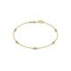 1 - Aizza (5 Stn/2.7mm) Diamond Station Bracelet 