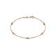 1 - Aizza (5 Stn/2.7mm) Petite Citrine and Diamond Station Bracelet 