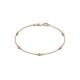 1 - Aizza (5 Stn/2.7mm) Petite Yellow Sapphire and Diamond Station Bracelet 