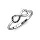 3 - Evanna Classic Infinity Minimalist Promise Ring 