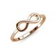 3 - Evanna Classic Infinity Minimalist Promise Ring 