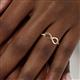 6 - Evanna Classic Infinity Minimalist Promise Ring 