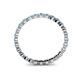 5 - Valerie 2.40 mm Aquamarine Eternity Band 