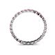 5 - Valerie 2.40 mm Pink Tourmaline Eternity Band 