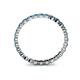 5 - Valerie 2.40 mm London Blue Topaz Eternity Band 