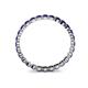 5 - Valerie 2.40 mm Blue Sapphire Eternity Band 