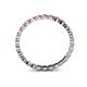 5 - Valerie 2.40 mm Pink Sapphire Eternity Band 