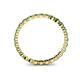 5 - Valerie 2.40 mm Green Garnet Eternity Band 