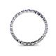 5 - Valerie 2.40 mm Tanzanite Eternity Band 