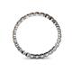 5 - Valerie 2.40 mm Smoky Quartz Eternity Band 