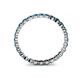 5 - Valerie 2.00 mm Blue Diamond Eternity Band 