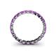 5 - Valerie 2.70 mm Amethyst Eternity Band 