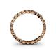 5 - Valerie 2.70 mm Smoky Quartz Eternity Band 