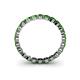 5 - Valerie 2.70 mm Green Garnet Eternity Band 
