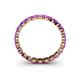 5 - Valerie 2.70 mm Amethyst Eternity Band 