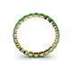5 - Valerie 2.70 mm Emerald Eternity Band 