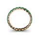 5 - Valerie 2.70 mm Emerald Eternity Band 