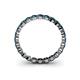 5 - Valerie 2.70 mm Blue Diamond Eternity Band 