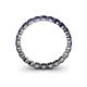 5 - Valerie 2.70 mm Blue Sapphire Eternity Band 