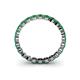 5 - Valerie 2.70 mm Emerald Eternity Band 